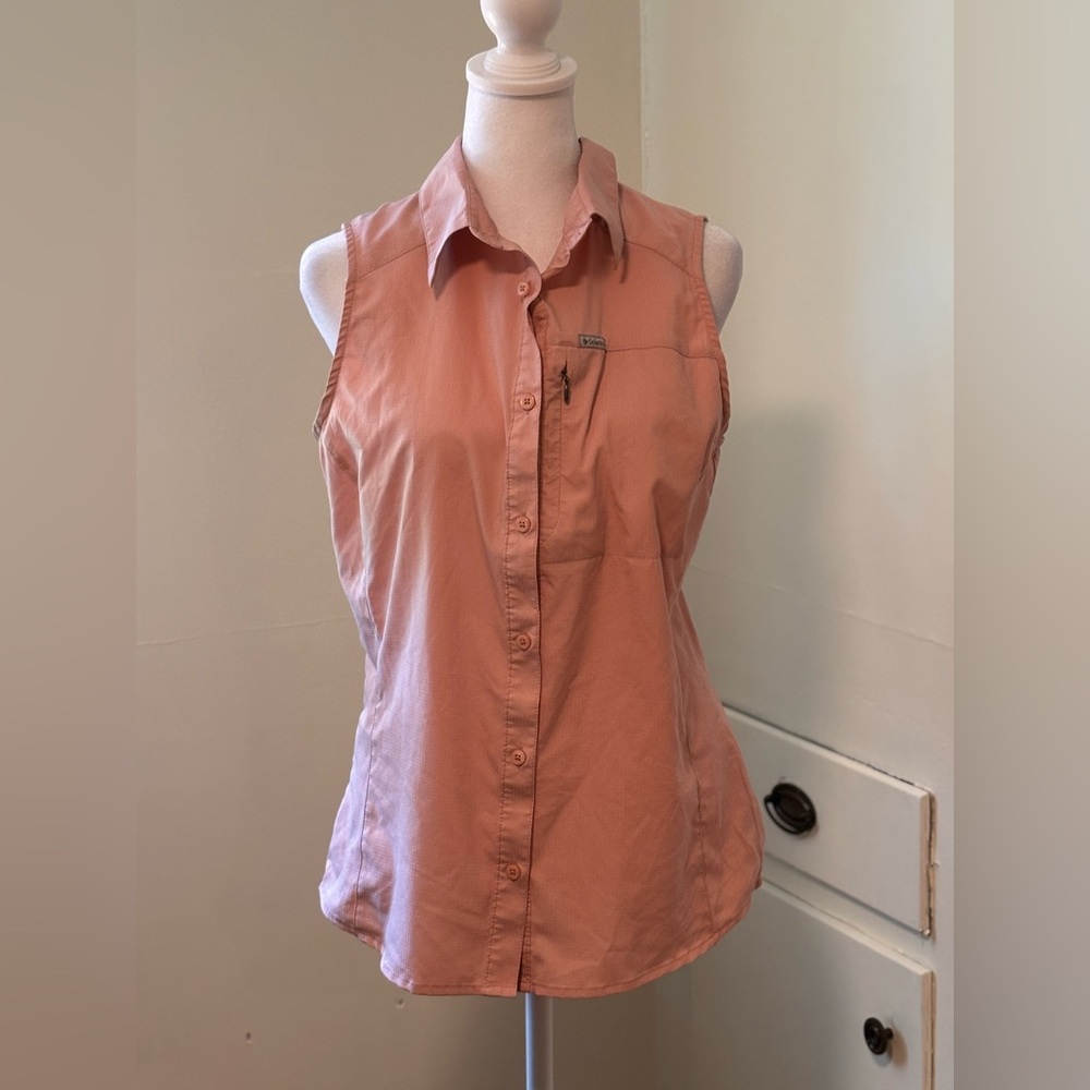 Columbia Sleeveless Collared Hiking Tank - Picture 1 of 5